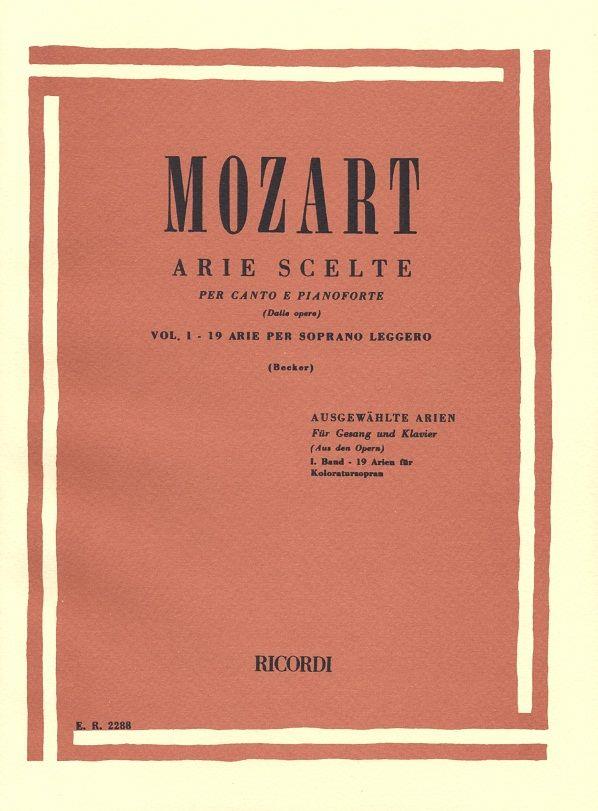 Arie Scelte - Volume 1: 19 Arie Per Soprano Leggero E Pianoforte - klavír a zpěv